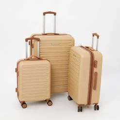 Portland Luggage Coco Leather Look Suitcases