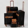 DKNY Black & Brown Snakecharmer Suitcases