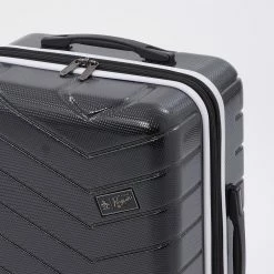 Original Penguin Black Aero Suitcases -Cheap Luggage Sales Shop 10157312 large wl 03