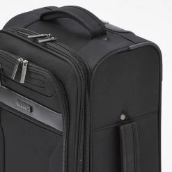 Brookstone Black Soft Spinner Suitcases -Cheap Luggage Sales Shop 10170357 large wl 03