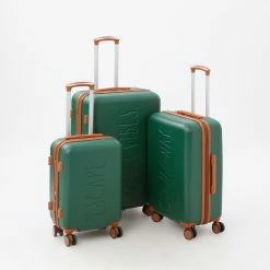 Rae Dunn Emerald Green On My Way Suitcases