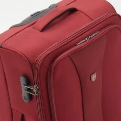 Swizz Design Burgundy Softshell Suitcases 5 Swizz Design Burgundy Softshell Suitcases -Cheap Luggage Sales Shop 10181391 large wl 03