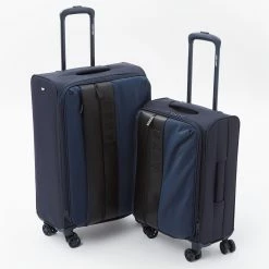 DKNY Navy Instinct Softshell Suitcases