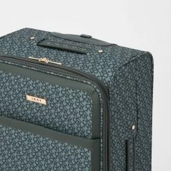 DKNY Green Monogram Logo Suitcases -Cheap Luggage Sales Shop 10184028 large wl 03