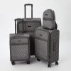 DKNY Grey Vintage Signature Suitcases