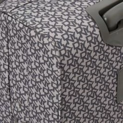 DKNY Grey Vintage Signature Suitcases -Cheap Luggage Sales Shop 10184096 large wl 03