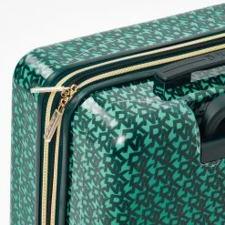 DKNY Green Branded Hardshell Suitcases -Cheap Luggage Sales Shop 10186026 large wl 03