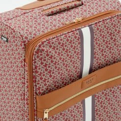 DKNY Red Monogram Logo Suitcases -Cheap Luggage Sales Shop 10186249 large wl 03