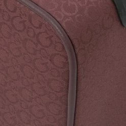 Guess Burgundy Monogram Tilston Suitcases & Tote Bag -Cheap Luggage Sales Shop 10187378 large wl 03