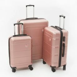 Outdoor Gear Rose Pink Axel Hardshell Suitcases