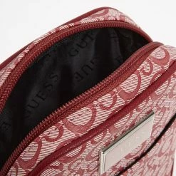 Guess Red Logo Cross Body Bag -Cheap Luggage Sales Shop 10201898 large wl 03