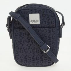 Guess Navy Logo Cross Body Bag