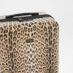 Cavalli Class Brown Leopard Spot Spinner Suitcases -Cheap Luggage Sales Shop 10208823 large wl 03