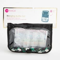 Miamica Black Hanging Bottle Set