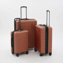 Traveler's Choice Burnt Orange Castroville Suitcases