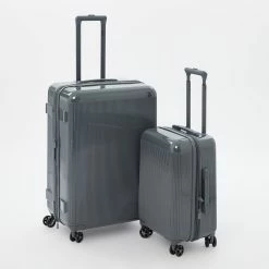 Vacay Luggage Charcoal Glisten Jaxson Suitcases