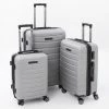 Swiss Brand Grey Nashville Hardshell Suitcases