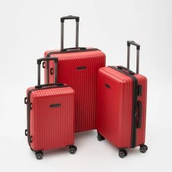Swiss Brand Red Riga 2 0 Hardshell Suitcases