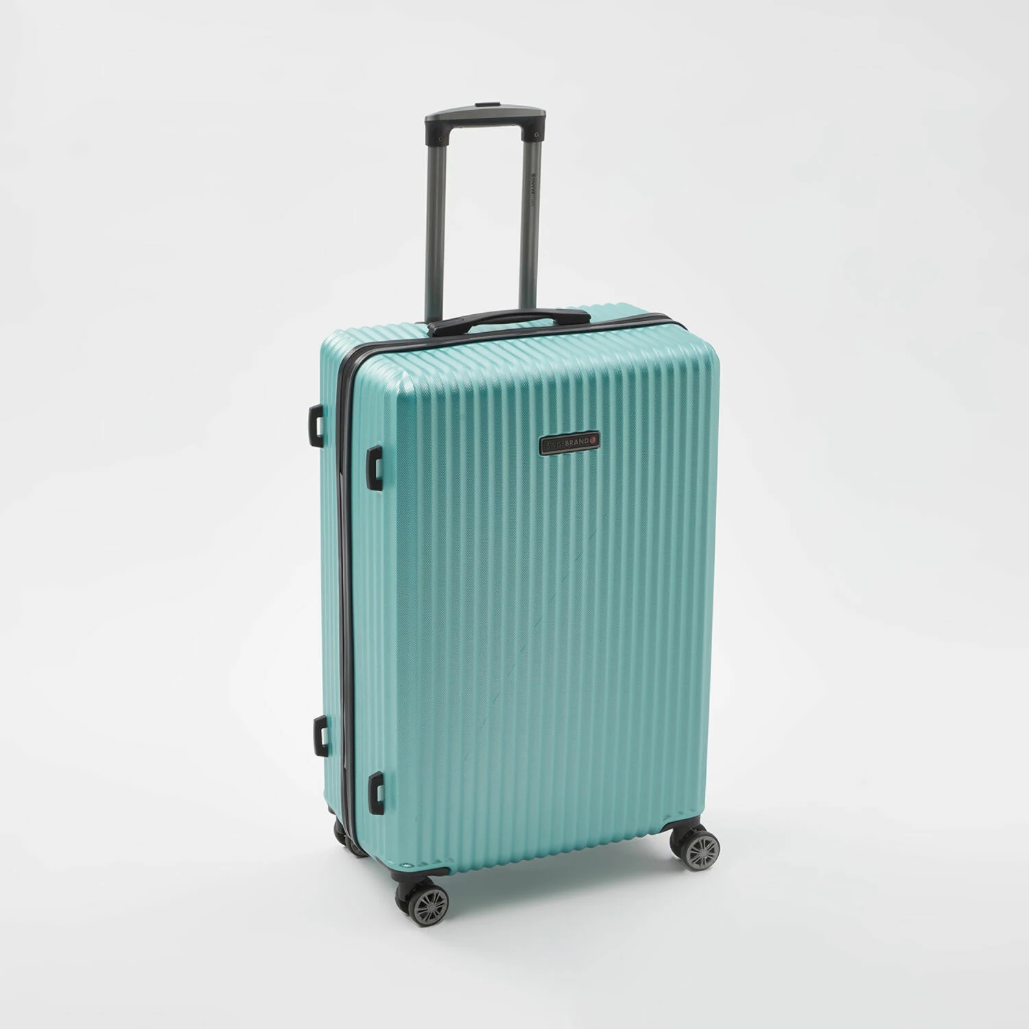 Swiss Brand Large Sea Green Riga 2 Suitcase 1 Swiss Brand Large Sea Green Riga 2 Suitcase