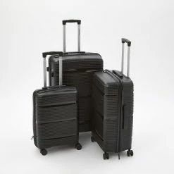 Endeavour Black Horizontal Hardshell Suitcases