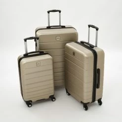 Skyway Silver Tone Epic II Hardshell Suitcases