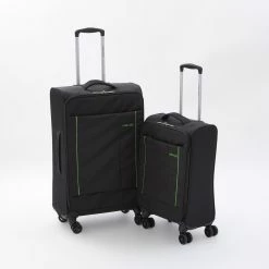 Carrylite Black Breeze Softshell Suitcase