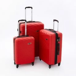 Cavalet Red Hollviken Hardshell Suitcases