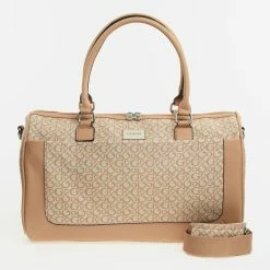 Guess Nude Monogram Weekend Bag