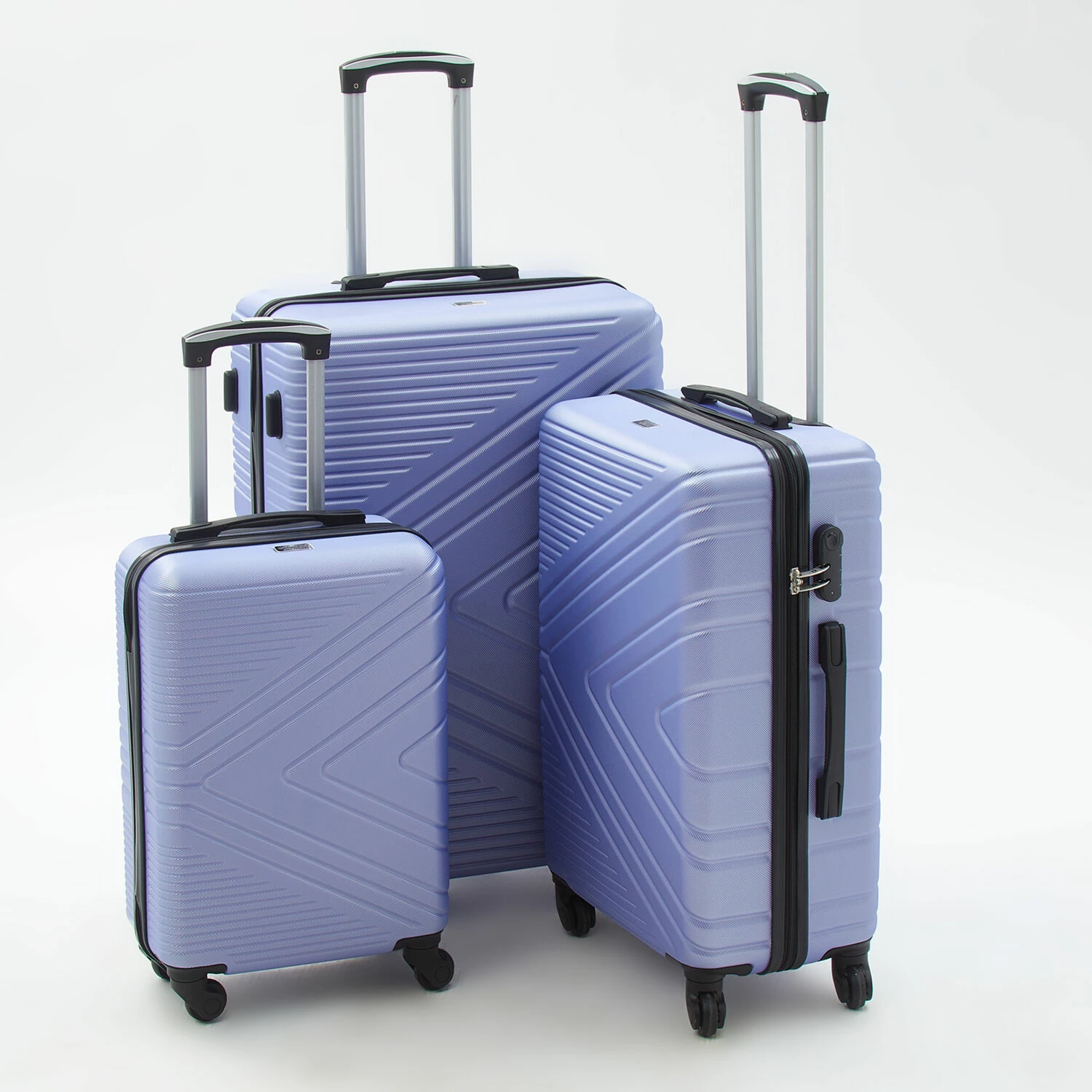 Princess Traveller Lilac Arrow Suitcases 1 Princess Traveller Lilac Arrow Suitcases