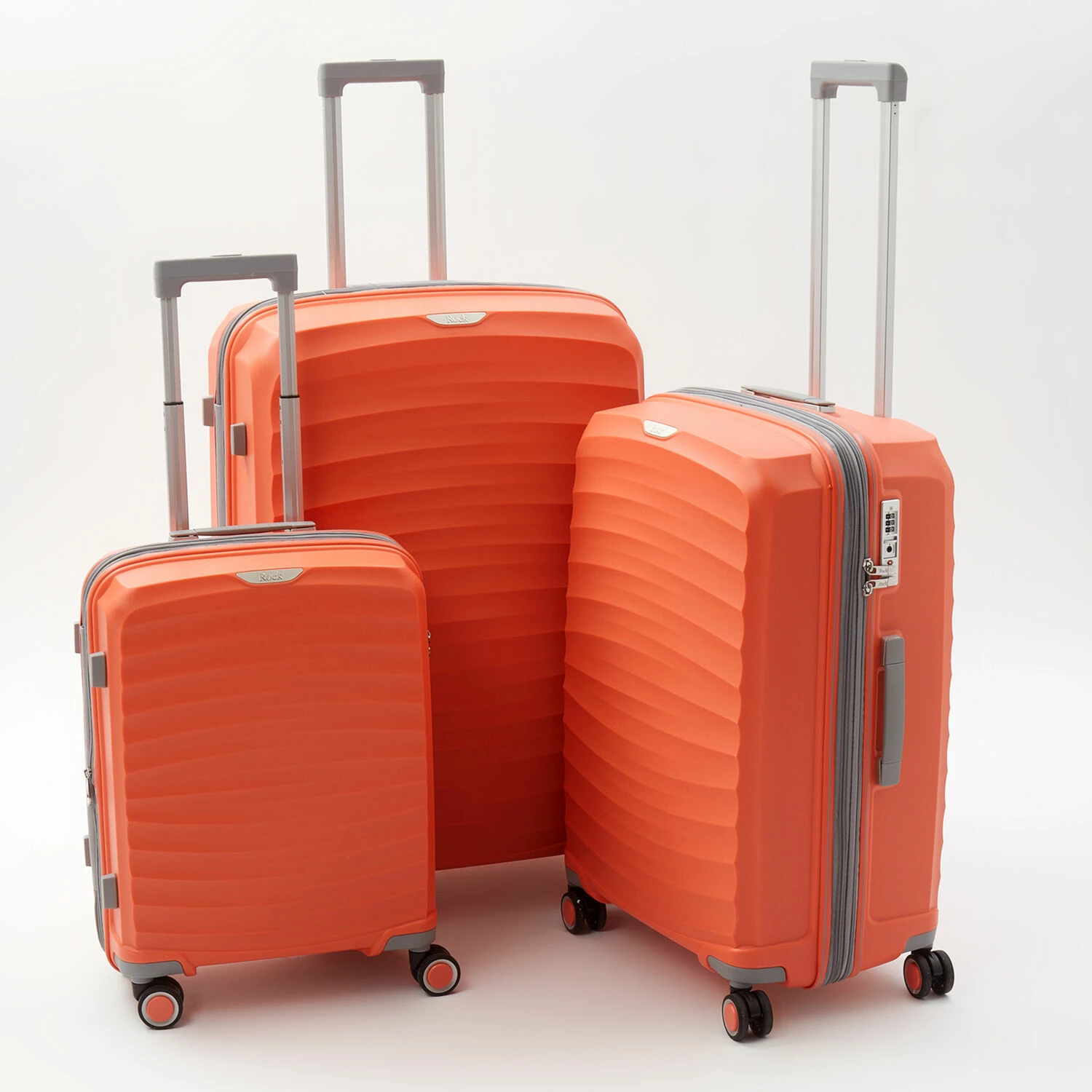 Rock Peach Prime Hardshell Suitcases 1 Rock Peach Prime Hardshell Suitcases