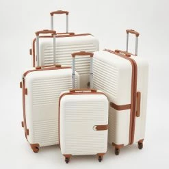Ventura Cream Mullion Hardshell Suitcases