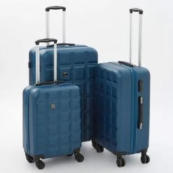 Bon Gout Blue Singapore Hardshell Suitcase