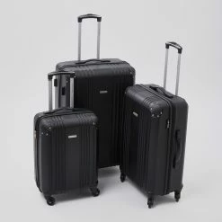 Gino Ferrari Black Volar Hardshell Suitcases