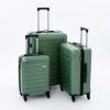 Pierre Cardin Green Voyage Hardshell Suitcases