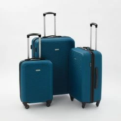 Pierre Cardin Teal Harley Hardshell Suitcase