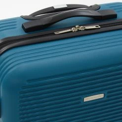 Pierre Cardin Teal Harley Hardshell Suitcase -Cheap Luggage Sales Shop 10221368 large wl 03