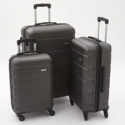 A2B Grey Hardshell Spinner Suitcases