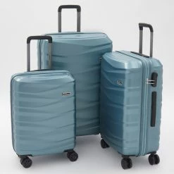 Skyflite Aqua Blue Asteroid Suitcases