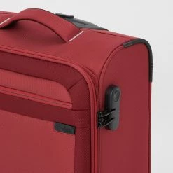 Qubed Red Torus Suitcases -Cheap Luggage Sales Shop 10222963 large wl 03