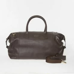 Ashwood Coffee Brown Leather Weekend Bag