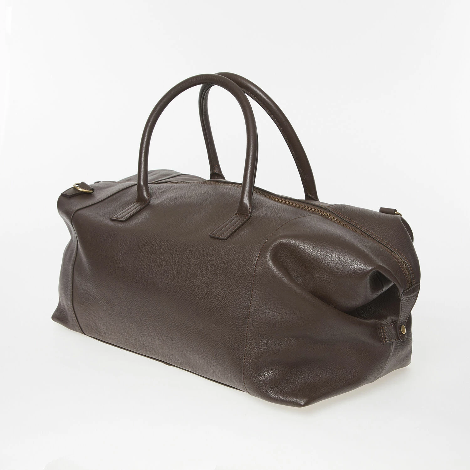 Ashwood Coffee Brown Leather Weekend Bag 2 Ashwood Coffee Brown Leather Weekend Bag - Image 2
