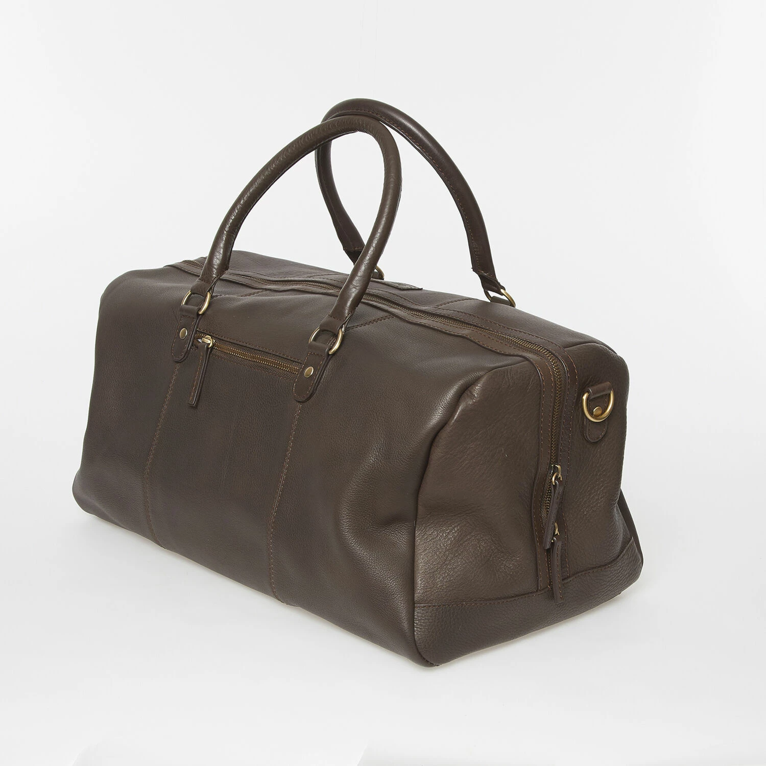 Ashwood Coffee Brown Leather Weekend Bag 2 Ashwood Coffee Brown Leather Weekend Bag - Image 2