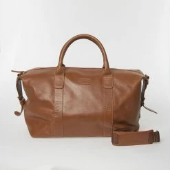 Ashwood Brown Leather Weekend Bag