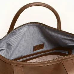 Ashwood Brown Leather Weekend Bag -Cheap Luggage Sales Shop 10229872 large wl 03