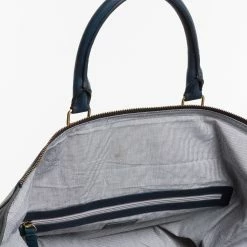 Ashwood Marine Blue Leather Weekend Bag -Cheap Luggage Sales Shop 10229876 large wl 03