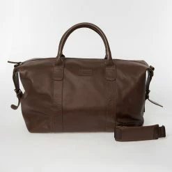 Ashwood Brown Leather Weekend Grab Bag