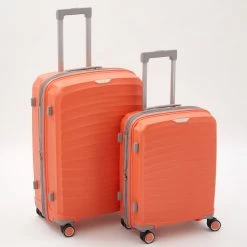 Rock Sunwave Peach Hardshell Suitcases
