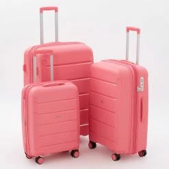 Rock Bubblegum Pink Tulum Suitcases