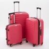 Rock Pink Sunwave Hardshell Suitcases