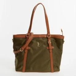 US Polo Assn Green Houston Shopping Bag